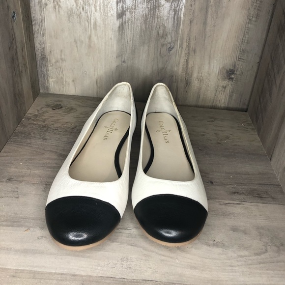 Spectator style flats two toned